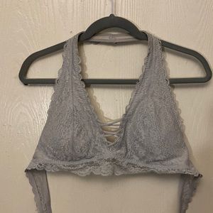 blue/gray bralette